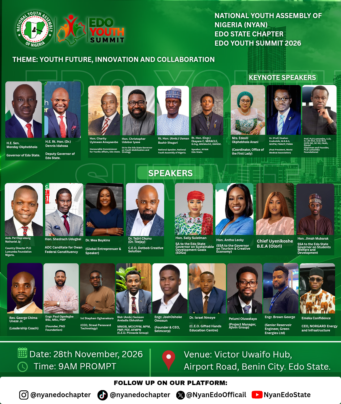 Edo Youth Summit flier